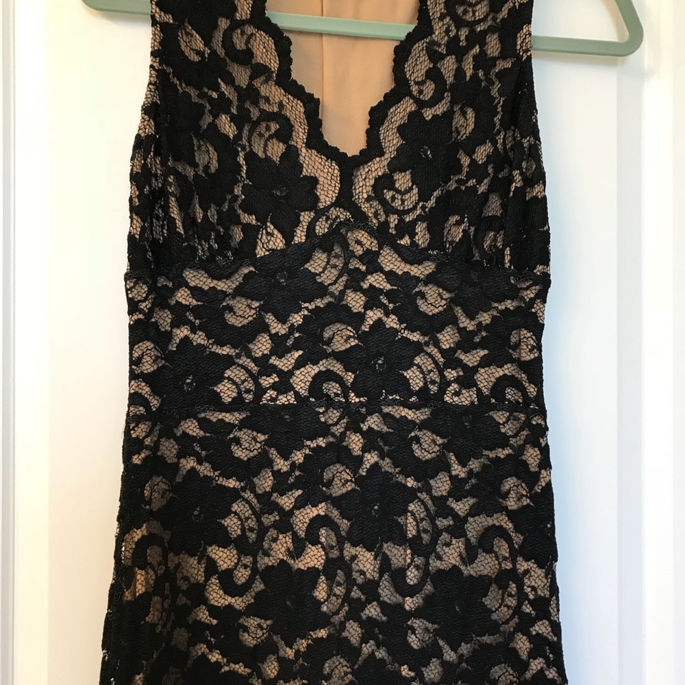 Lace black dress